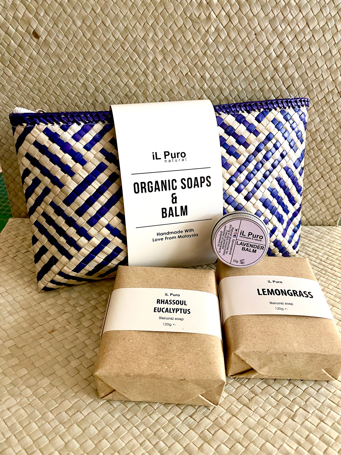 Organic Soaps & Balm set