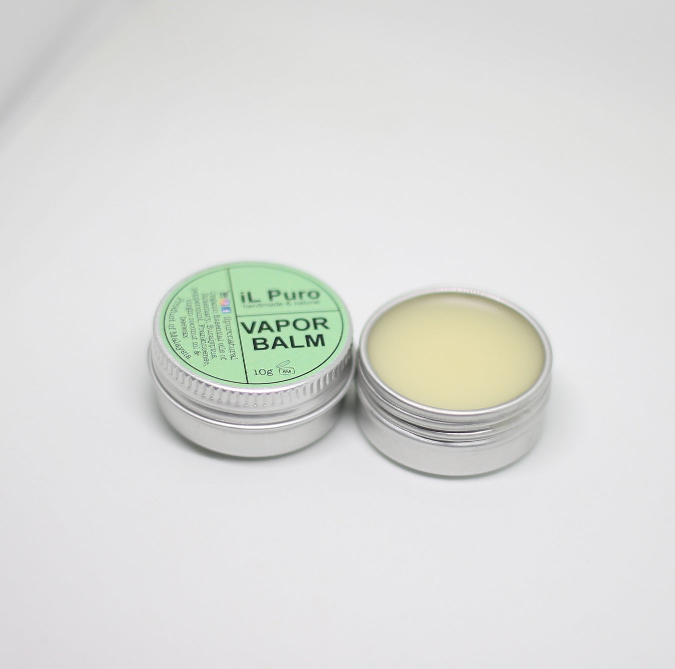 Vapor essential oil balm