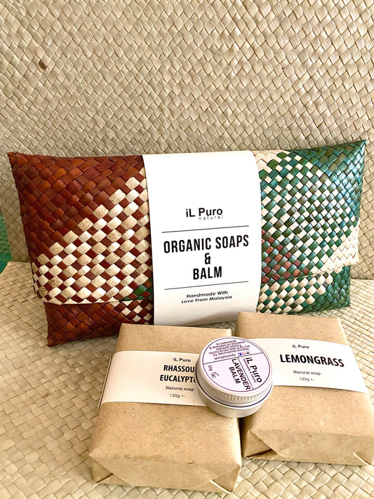 Organic Soaps & Balm set
