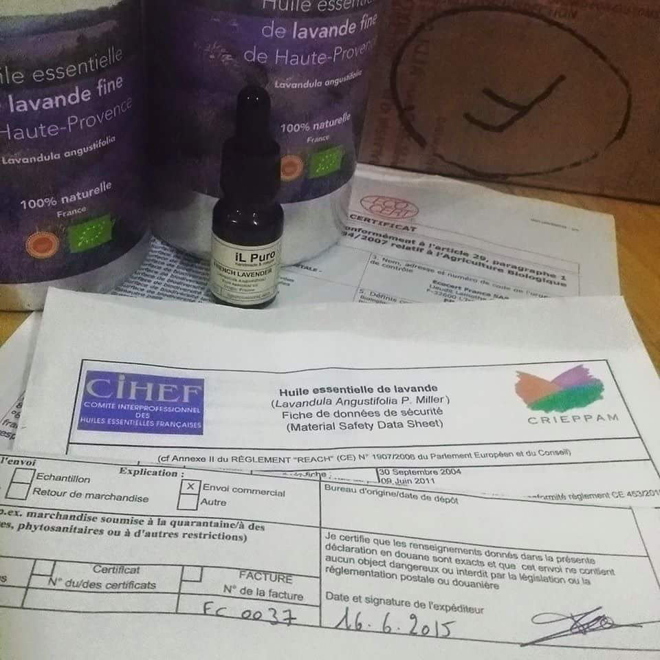 Lavender, Minyak pati Perancis